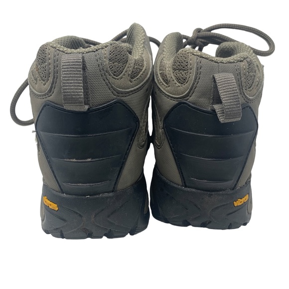 Merrell Vibram Gore-Tex Hiking Boots Olive Khaki Waterproof Trail Shoes 8 - Picture 11 of 15